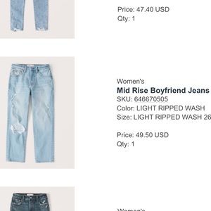 Abercrombie jeans